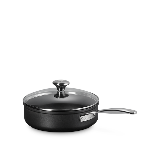 Home Stone Sauteuse Antiadhérente 24 Cm - 2 Poignées Pierre Anthracite - Idéale Cuisson Saine