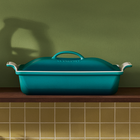 Plat rectangulaire couvert