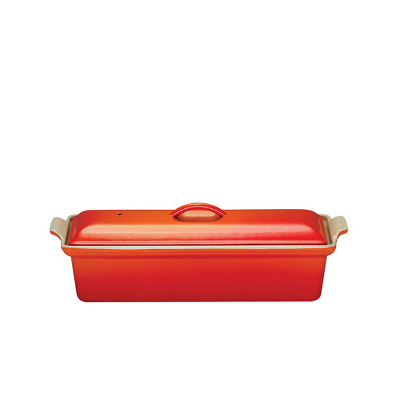 Enamelled Cast Iron Pâté Terrine Mold with Lid Le Creuset