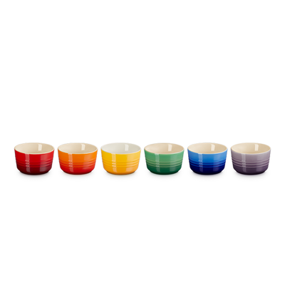 Rainbow Mini Ramekins (Set of 6)