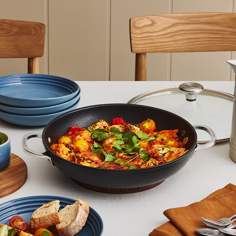 Toughened Nonstick Pro Braiser and Braising Pan | Le Creuset