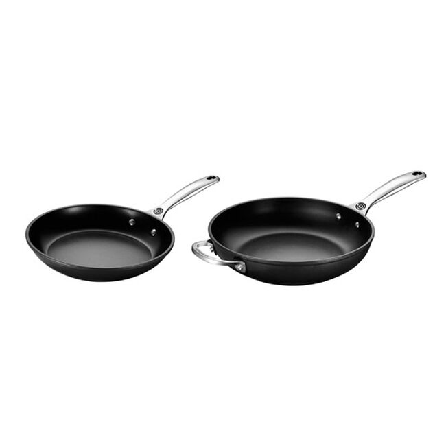 Toughened Nonstick Pro Fry and Deep Fry Pan Le Creuset