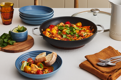Toughened Nonstick Pro Braiser and Braising Pan | Le Creuset