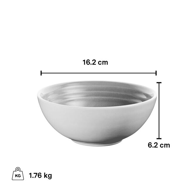 Set of Classic Stoneware Cereal Bowls Le Creuset