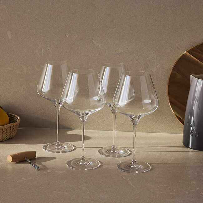 Set of 8 Red Wine Glasses, view 6