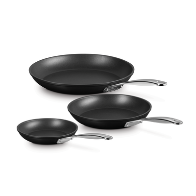 YASHE Lot De 3 Poêles En Fonte 16/20/26 Cm – Ultra Résistantes, Anti-Adhésives Naturelles Après Culottage, Tous Feux Y Compris Induction, Parfaites Pour Saisir & Mijoter