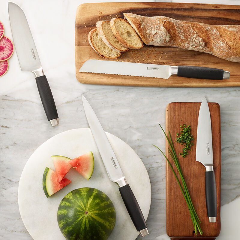 Carving Knife with Black Phenolic Handle | Le Creuset