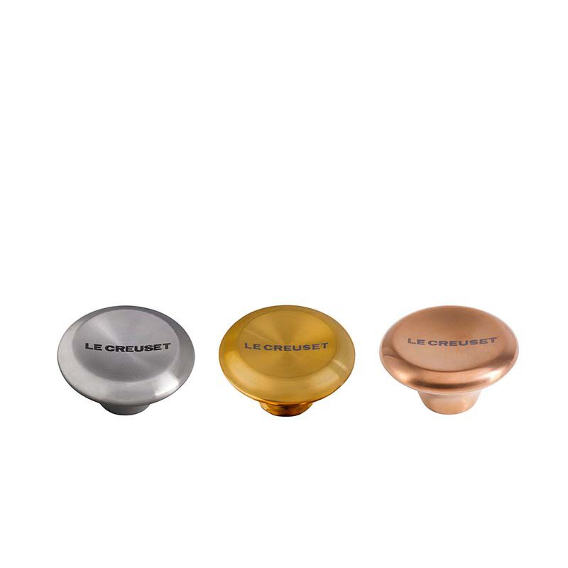 Set of 3 Large Knobs Cookware Knobs Le Creuset