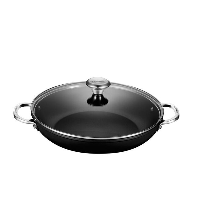 Toughened Nonstick Pro Braiser and Braising Pan Le Creuset