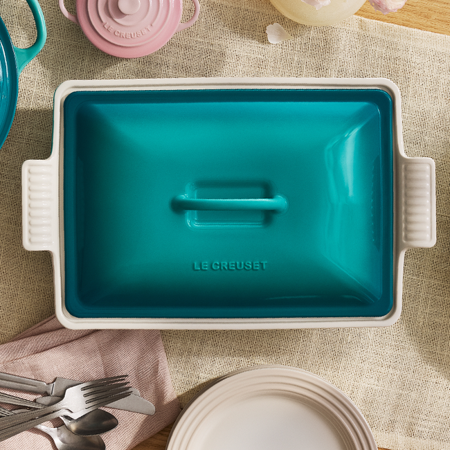 Plat rectangulaire couvert, view 3