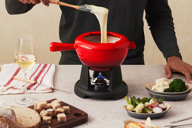 調理器具 LE CREUSET COMPACT Fondue Set Cheese Fondue - Recipe | Le Creuset