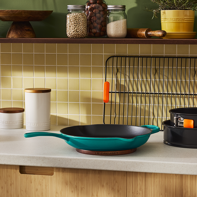 Skillet carré en fonte émaillée | Le Creuset BE