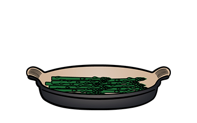 Plat ovale à gratin