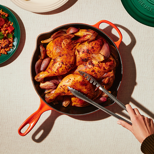 Poulet piri-piri en crapaudine