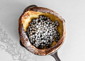 Blueberry Dutch Baby Pancake