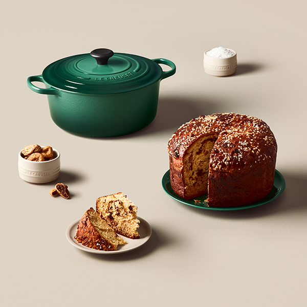 Panettone with Dark Chocolate, Figs and Almonds
