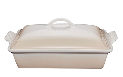 Plat rectangulaire couvert