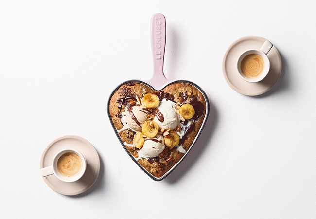 Decadent Chocolate Banana Skillet Cookie