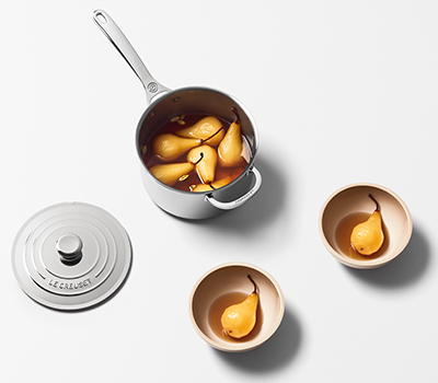 Poires pochées