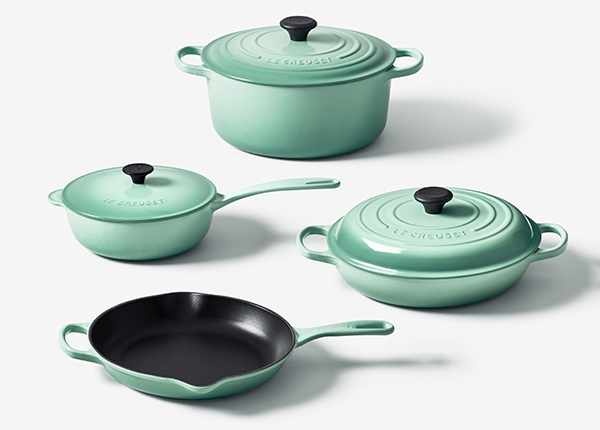 7-Piece Enamelled Cast Iron Cookware Set