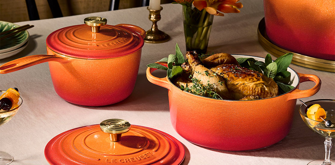 Roast chicken in a Le Creuset Dutch Oven