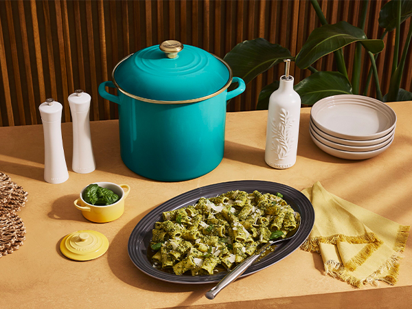 Pasta with Garden Herb Pesto