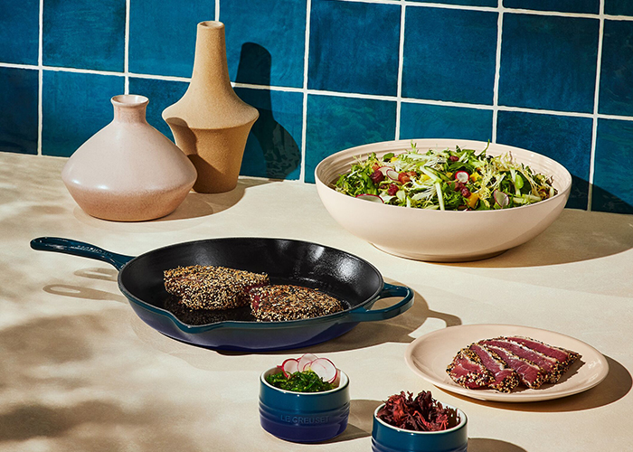 Thon Poêlé avec Salade d'Algues et Pancetta Croustillante