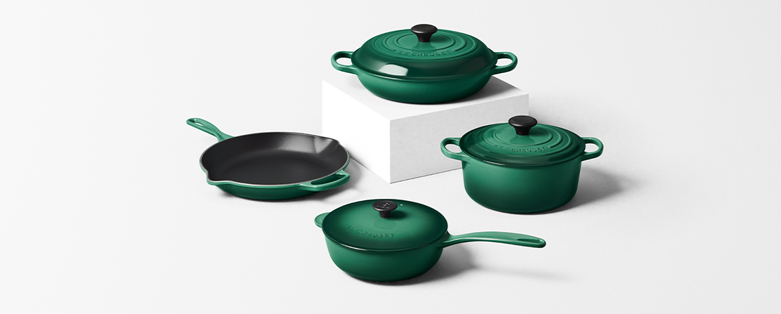 7-Piece Enamelled Cast Iron Cookware Set