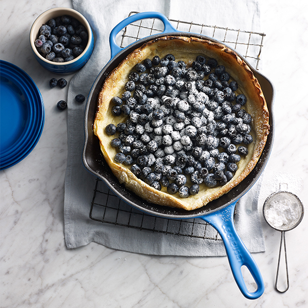 Crêpe à la danoise aux bleuets