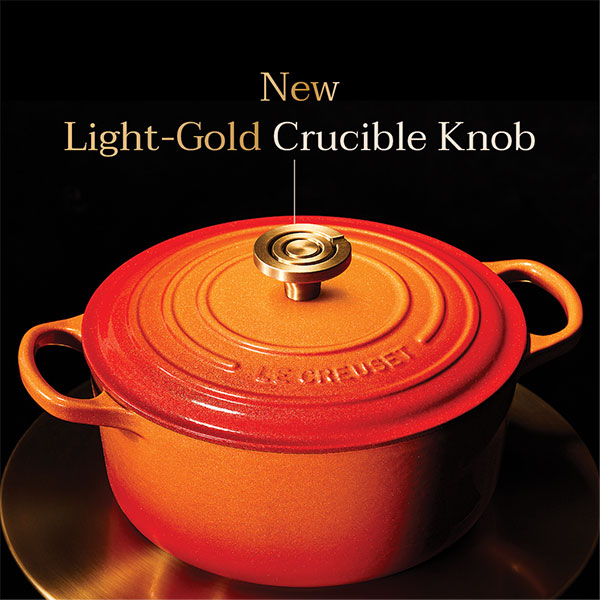 New Light-Gold Crucible Knob