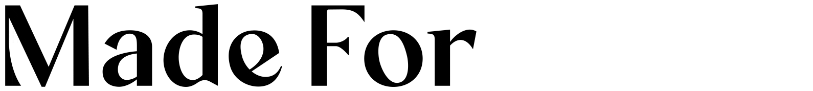 Made For