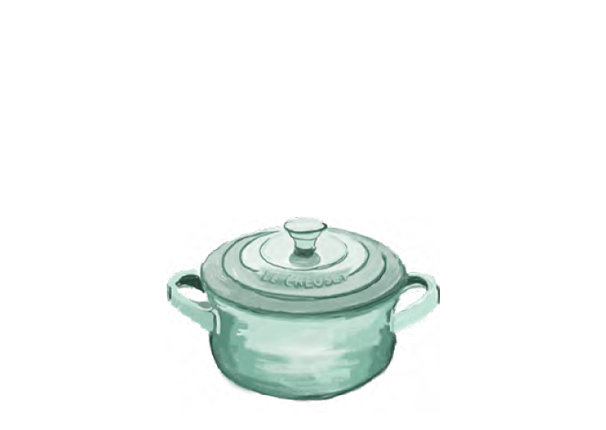 Mini round cocotte