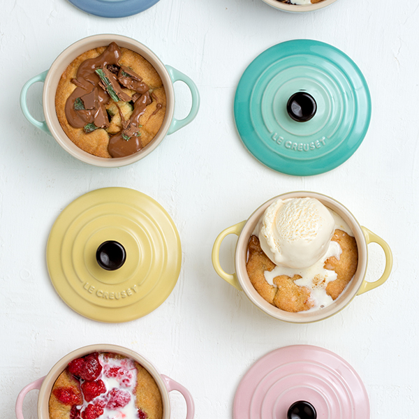 Mini Cocotte Cookies with Ice Cream