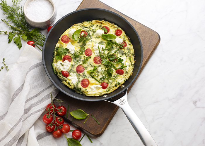 Ricotta, Tomato and Herb Frittata