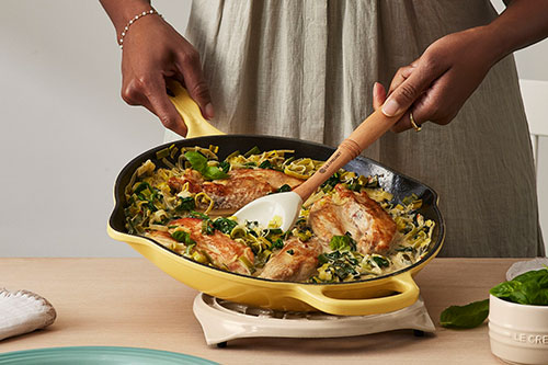 Chicken with Creamy Spinach