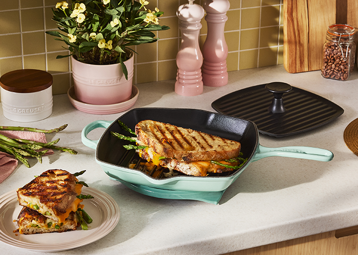 Square skillet grill