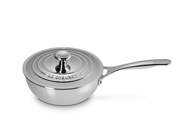 Sauteuse du chef en acier inoxydable