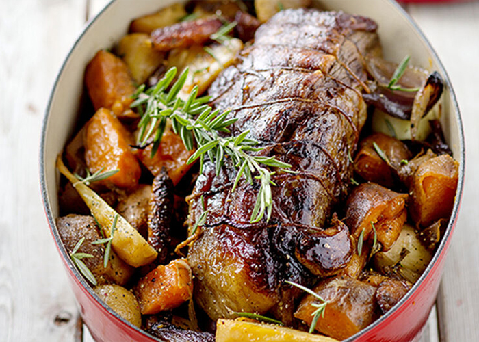 Bœuf braisé avec légumes