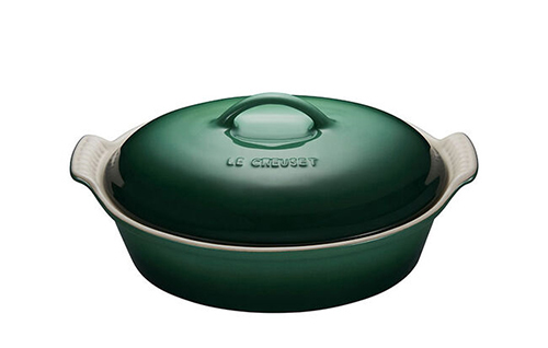 Plat ovale couvert