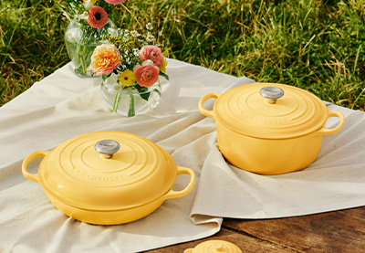 Round Dutch Oven and Braiser Set

