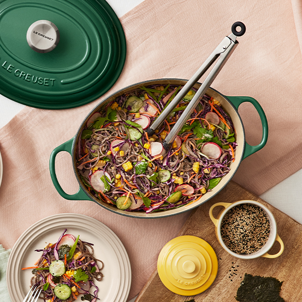 Salade Froide de Nouilles Soba au Sésame