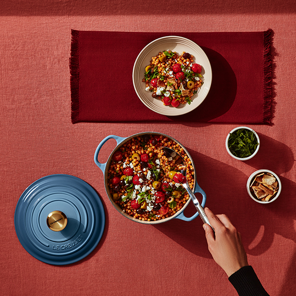 Couscous perlé aux tomates cerises rôties