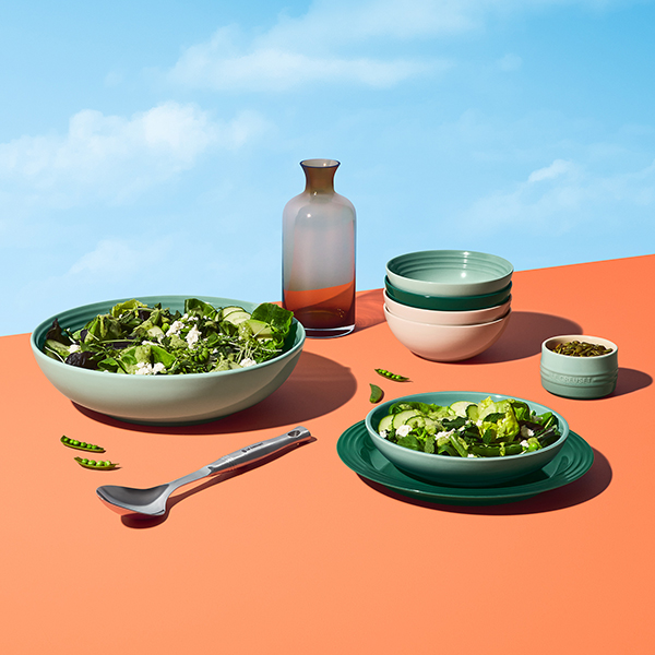 Green Spring Salad with Sugar Snap Peas and Feta