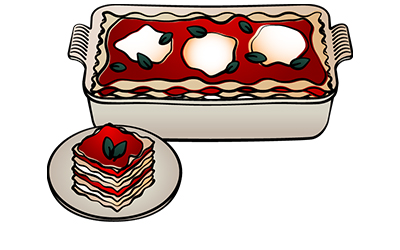 Plat rectangulaire profond