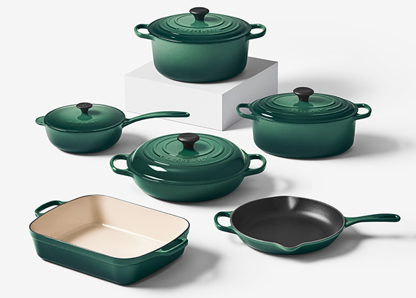 10-Piece Enamelled Cast Iron Cookware Set