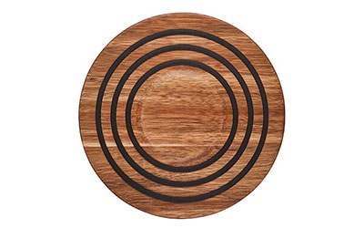 Sous-plat magnétique en bois