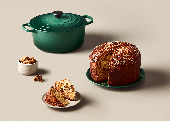 Panettone au Chocolat Noir avec Figues et Amandes