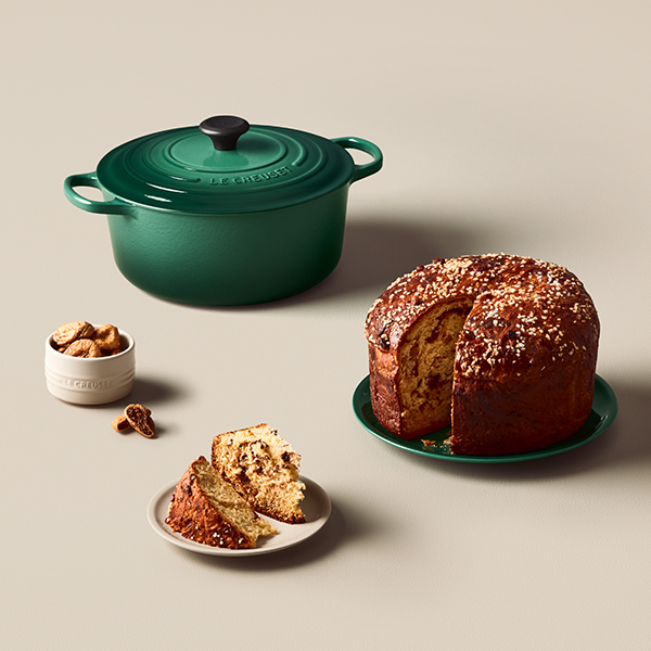 Panettone au Chocolat Noir avec Figues et Amandes