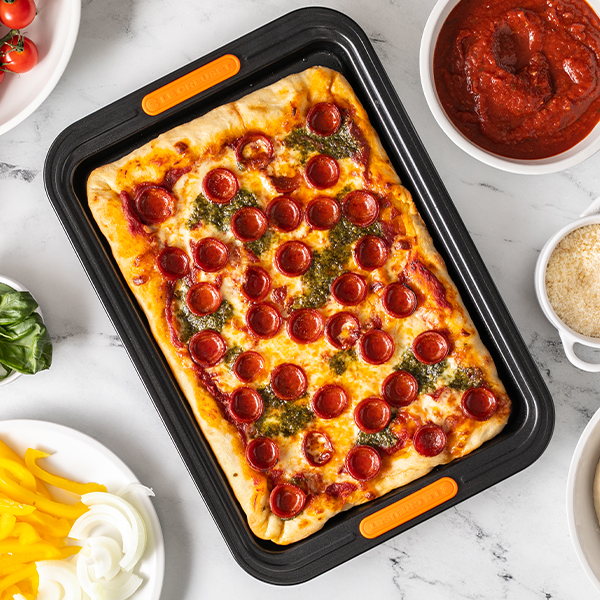 Pizza en plaque