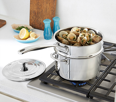 Steamed Mussels and Clams